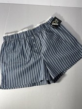 art class Girls Striped Shorts Blue White 100 Cotton Woven Button