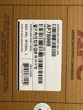 APC AP7800B Metered Rack PDU, 1U, 15A, 100/120v, Black