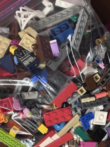 LEGO LBS LOT Parts Pieces Loose Bulk Mixed Lot Bright Unique Colors Over 5 LBS - Picture 2 of 11