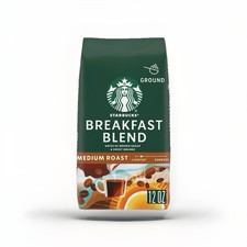 Starbucks Breakfast Blend Medium Roast Ground Coffee - 12.oz