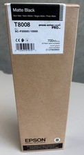 Genuine Epson Matte Black Ink Cartridge T8008 700ml SC-P20000 - May 2023