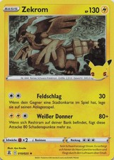 Zekrom 010/025 Celebrations Holo/Rare Deutsch