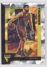 2020-21 Panini Flux Fanatics Factory Set Cracked Ice Prizm Ty Jerome #125 0i21