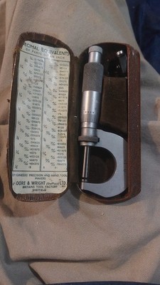 Moore and Wright  1950s micrometer