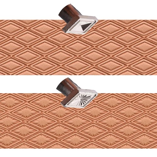 Leather Stamping Tools2 Pack Professional Leather Stamps for Craft Working(8