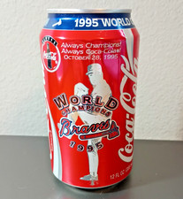 1995 Atlanta Braves MLB World Series CHAMPIONS COMMEMORATIVE CAN MAN CAVE ITEM