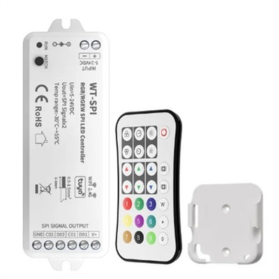 Tuya SPI RGB/RGBW Pixel LED-Controller WIFI 2,4 GHz -Fernbedienung für Alex4696