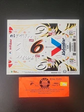2000 Mark Martin #6 Valvoline Max Life Ford 1:24 Decal - Waterslide Slixx Decals