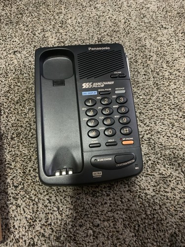 Panasonic KX-T4168C-B cordless phone vintage brand new In Box Black - Picture 4 of 7