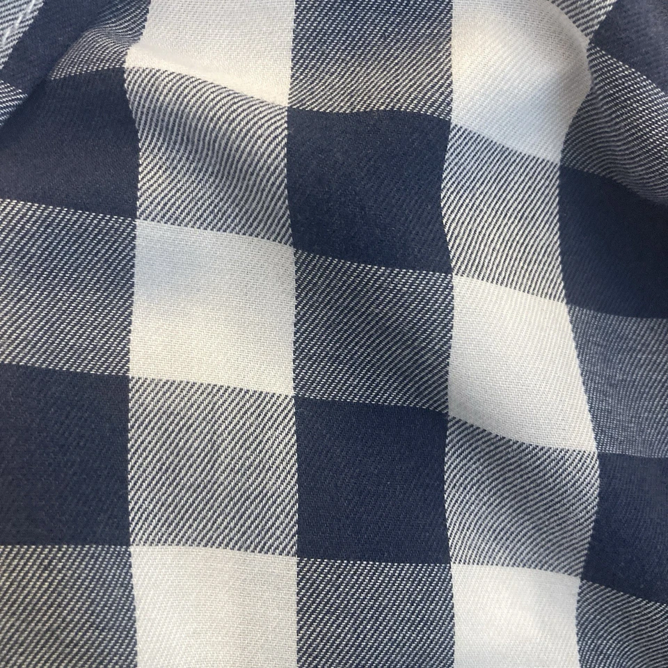 American Rag Mens Black White Plaid Shirt Size 2XL 24x31 Cotton Blend - Image 4 of 4