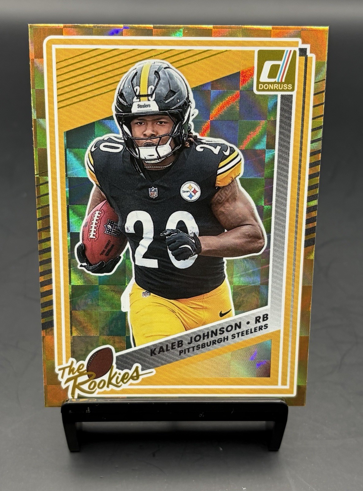 Kaleb Johnson 2025 Donruss Football The Rookies Card Number 20