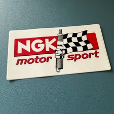 Pegatina bujías NGK Motorsport - 12 cm x 6 cm - calcomanía de rendimiento vintage