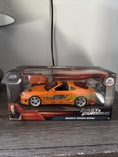 Jada Toys - Fast and Furious Brian's Car Toyota Supra 1995, Scale 1:24 - Orange
