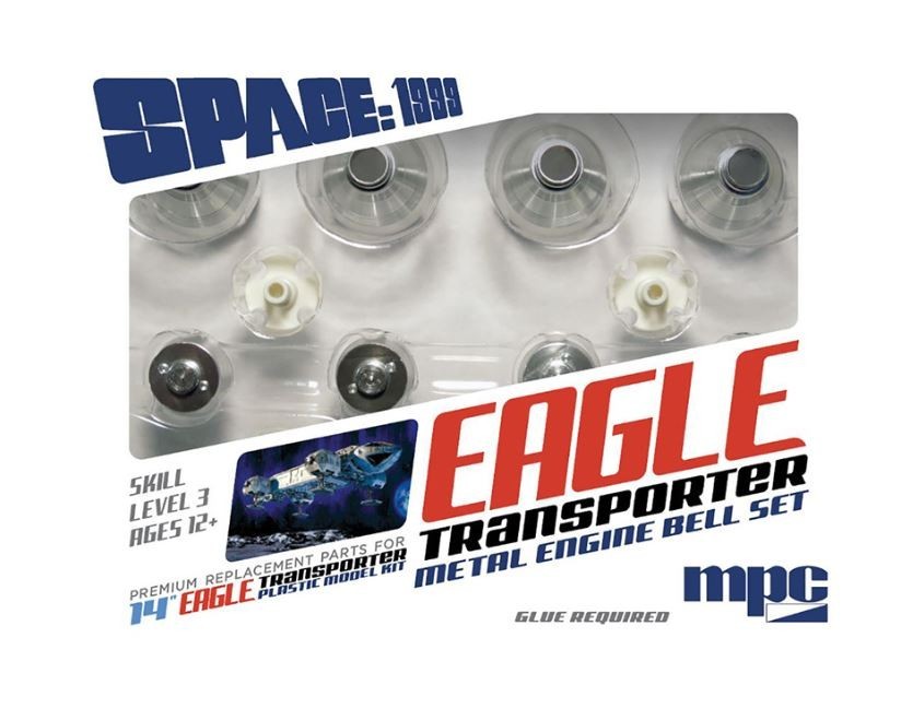 MPC 038 Space 1999 Eagle Transporter Metal Engine Bell Set Accessory