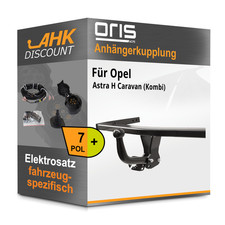 Für Opel Astra H Caravan 04-10 ORIS Anhängerkupplung starr + 7polig E-Satz NEU