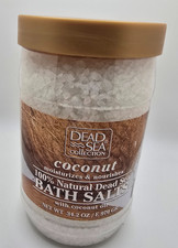 Dead Sea Collection 100 Natural Dead Sea Bath Salts with Coconut Oil 34.2 oz