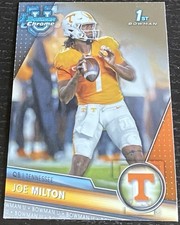 2023 Bowman Chrome University Joe Milton #148 1st Bowman