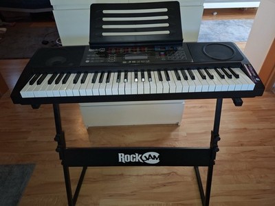 Rockjam Keyboard 61 Tasten mit: Pedal, Kopfhörer Und Sitz