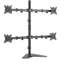 PUTORSEN Quad Monitor Stand, 4 Monitor Mount for 13 to 32 inch Screens, Holds...