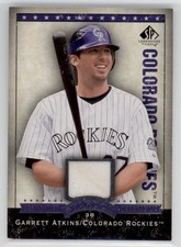 2008 Garrett Atkins SP Legendary Cuts Relic (Cond Note)  #DS-GA (F133)