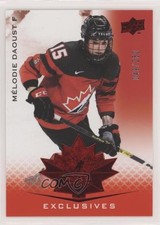 2021 Upper Deck Team Canada Juniors Exclusives 49/250 Melodie Daoust #54 07ku