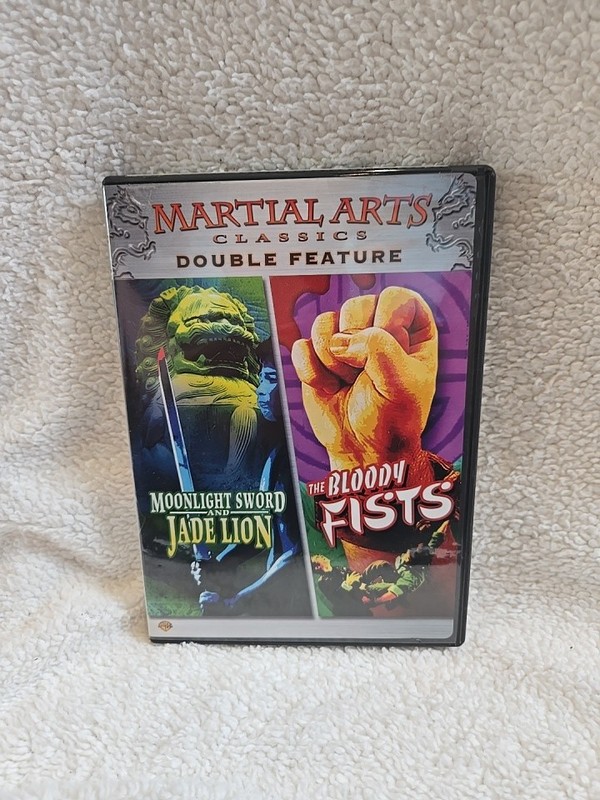 Moonlight Sword and Jade Lion / the Bloody Fists (DVD) Martial Arts Kung Fu Rare