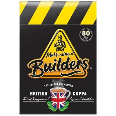 Make Mine a Builder'S Teabags | Master Blended Black Tea (Black, 80 Count (Pack