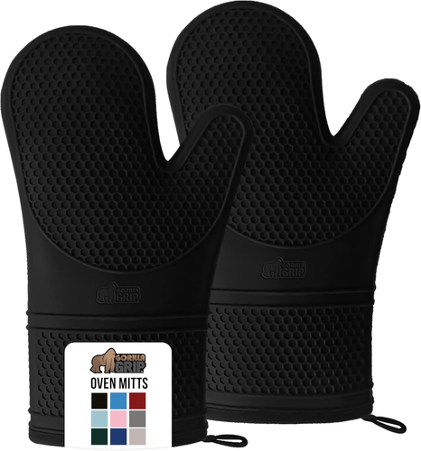 GORILLA GRIP BPA-Free Soft Silicone Oven Mitts