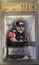 2004 Upper Deck Foundations - Sig Foundation Matt Schaub #SF-MS (AU, RC) BGS 9.5