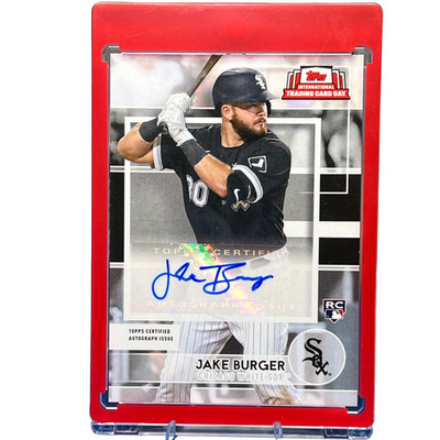 2022 Topps International Trading Card Day Jake Burger Certified Auto /100 #AC-JB