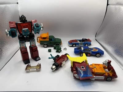 Vintage G1 Transformers Repair Lot Perceptor Hoist Tracks Smokescreen Hot Rod