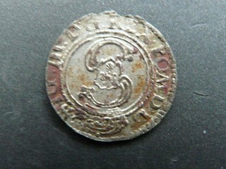 Sigismund August III v. Polen 1587 1632 Solidus 0 6g Spitzen Erhaltung !!