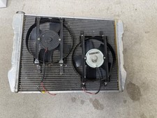 Griffin High Performance Aluminum Radiator With Electric Fans Universal Fit 28