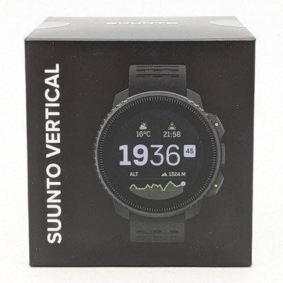 Suunto Vertical Sports & Adventure GPS Steel Watch (SS050862000) All Black