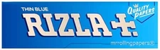 Rizla Rolling Papers Thin Blue Single Wide 50 Lvs/Pk DISCOUNTS! USA Fast Shipped