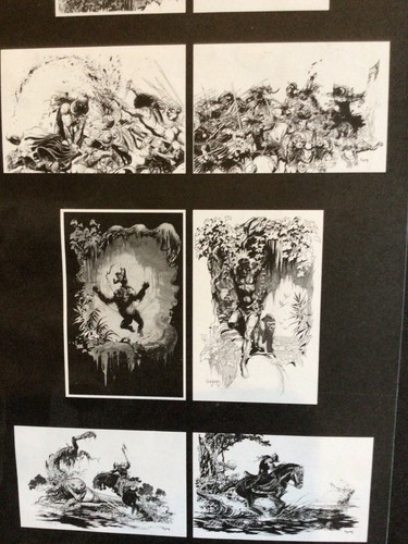 ARTHUR SUYDAM ARTE DEL LIBRO DE CARTELES BÁRBARO SELLADO FIRMADO #D 10 PLACAS 11x17 - Imagen 4 de 6