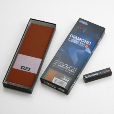 Naniwa Diamond Whetstone Grit #800 DR-7508 Diamond layer: 1 mm thick Orange