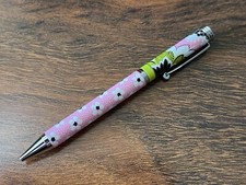 Vera Bradley PRISCILLA PINK INK PEN Black Ball Point Refillable Collectible