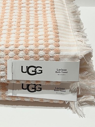 UGG LARISSA 2 Bath 2 Hand 2 Tip Towels MULTI / FALL LEAF & WHITE / ROSE CLOUD - Picture 29 of 37