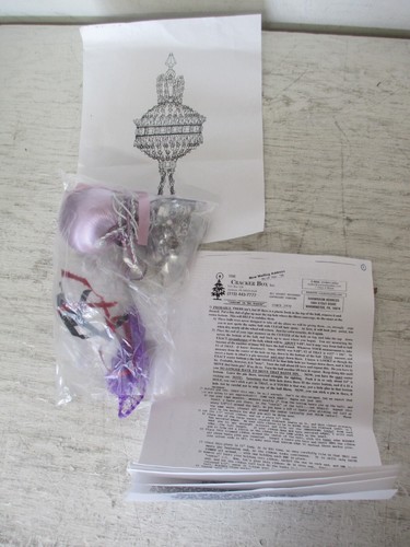 Cracker Box Beaded Christmas Ornament Kit “SHADOWS IN THE MIRROR” Vintage Kit