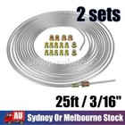<!--F#f_0-->2X 25ft 3/16 Steel Tube Roll Universal Performance Brake Line Kit with Fittings.<!--F/-->