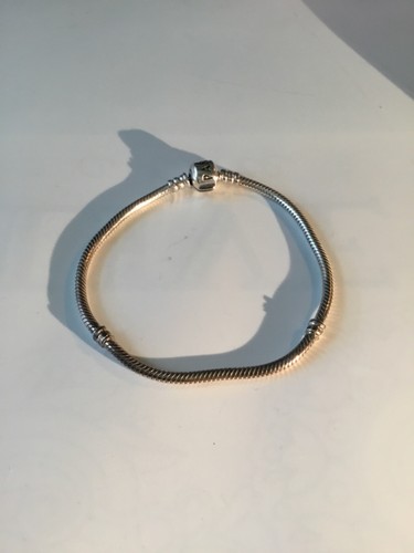 Authentic Moments Pandora 7.5" Bracelet Charm/Bead Silver ALE 925