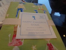 Pottery Barn Kids Happy Children standard sham new