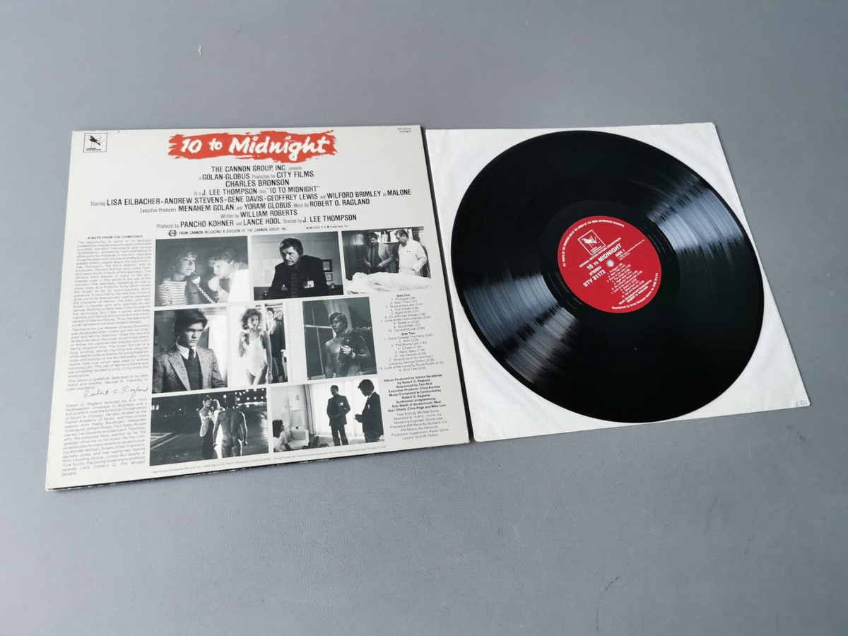 ROBERT O. RAGLAND Soundtrack original Vinyl LP 10 To Midnight
