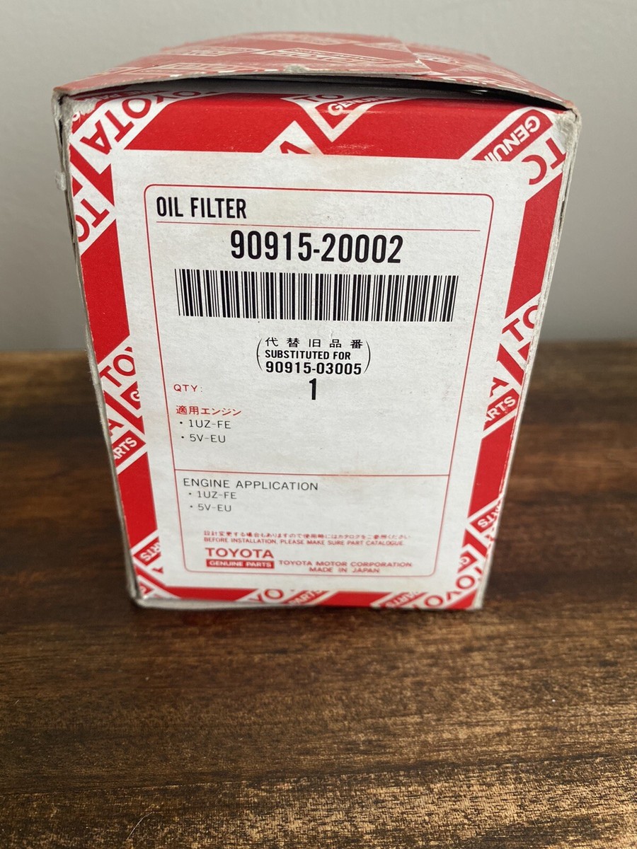 Genuine Toyota 90915-20002 Oil Filter - New - Shelf Sitting B
