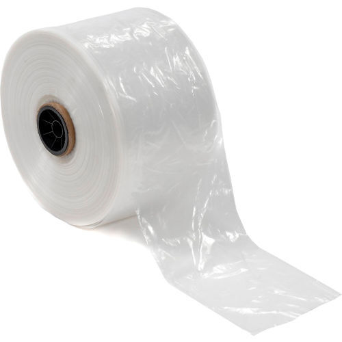 4" x 750' Clear Poly Tubing Tube Plastic Bag Polybags Custom Bags 1
