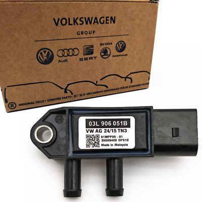 Original VW Drucksensor Abgasdruck 03L906051B Für Golf Audi A3 Seat 1.6/2.0 TDI