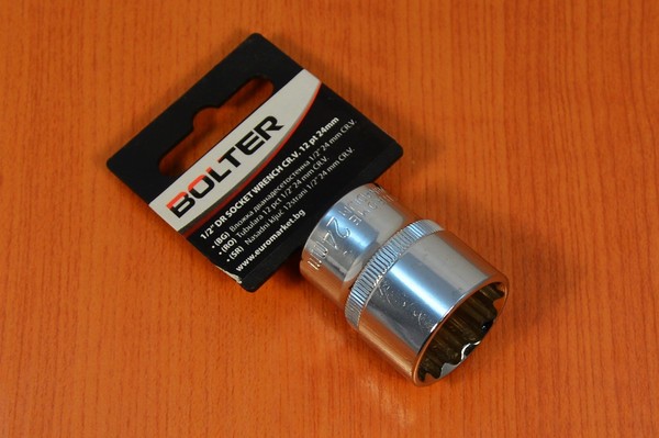 "Stecknuss SteckschlüSsel EinsäTze Tief NüSse Kurz Nuss 12 Kant 1/2\"-24Mm Bolter"-image