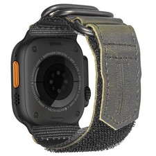 Nylon Watch Band for Apple iWatch 9/8/7/SE/6/5/Ultral/49/45/44/42mm/38/40/41mm