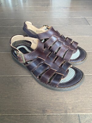 Born Brown Leather Fisherman Sandals Size 10 Men’s Born Colby Fisherman Sandal - Free Shipping | DSW main image 4